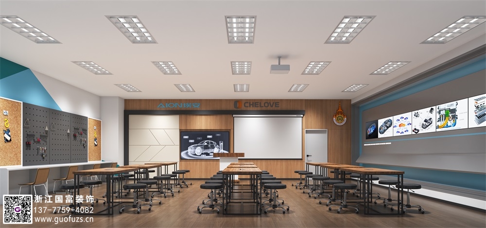 大學(xué)實訓(xùn)室裝修怎么設(shè)計？